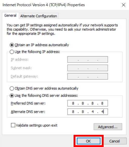     How To Change Your DNS Address On Windows 10 System