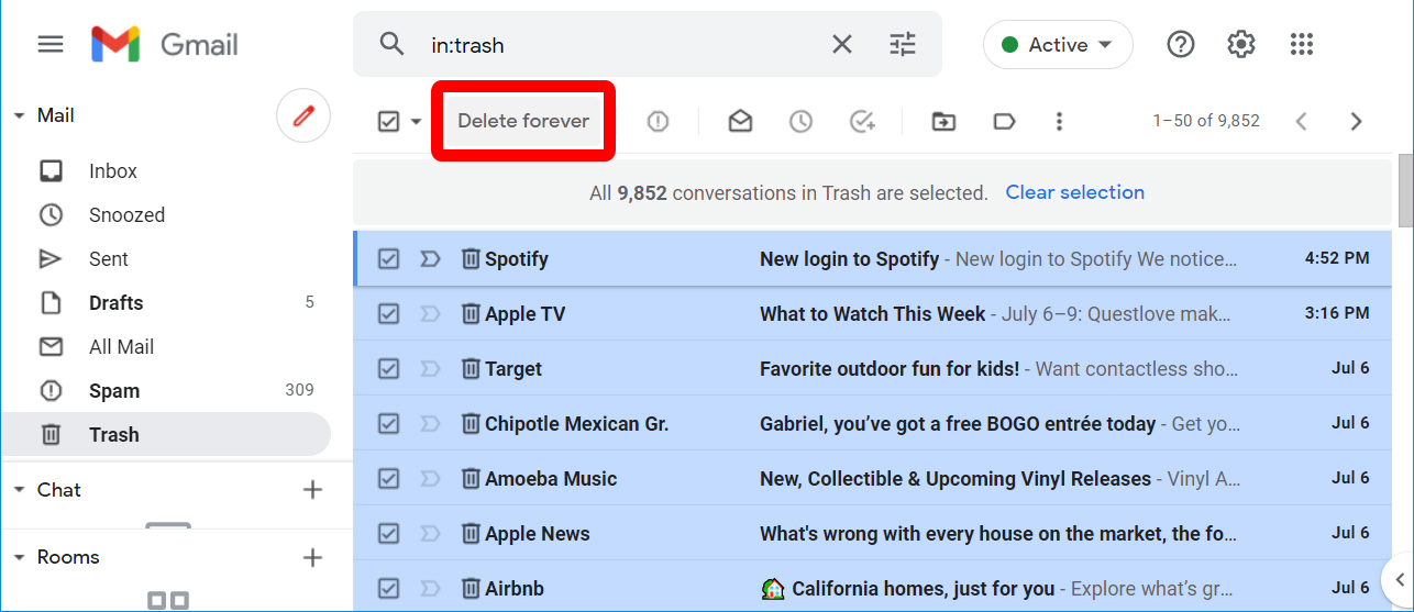 How To Permanently Delete All Your Emails In Gmail