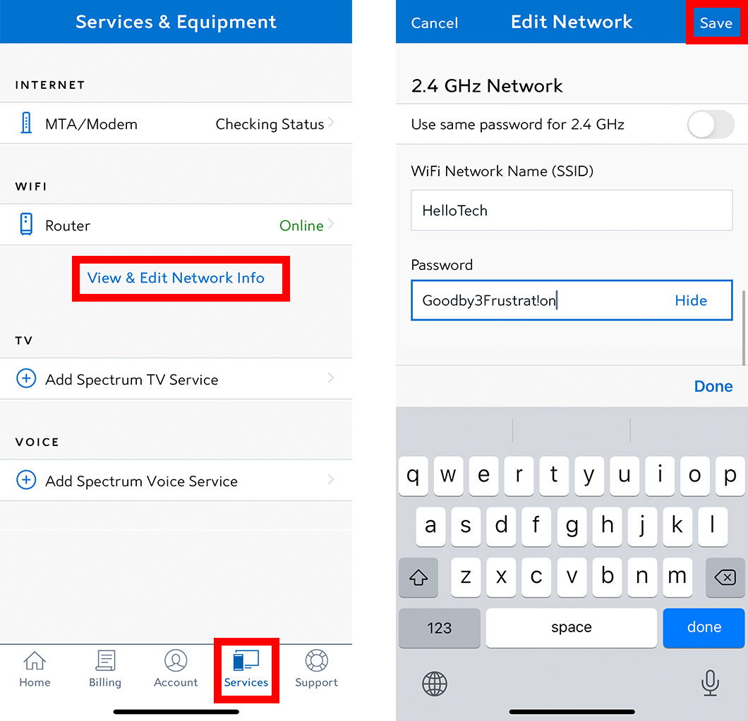 How To Change Spectrum WiFi Password And WiFi Name From My Spectrum App