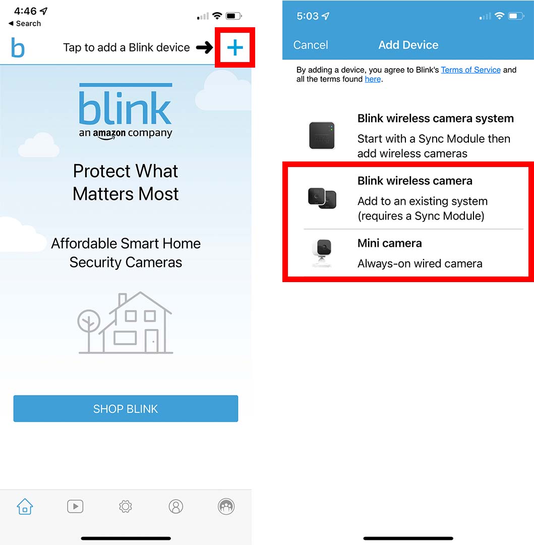 How to set up your blink smart cameras