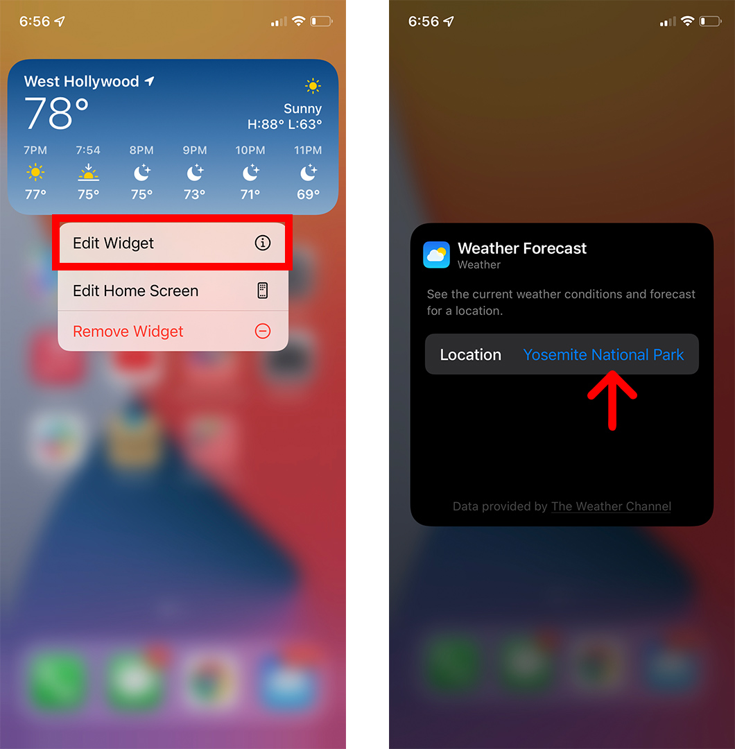 How to set widgets on iPhone