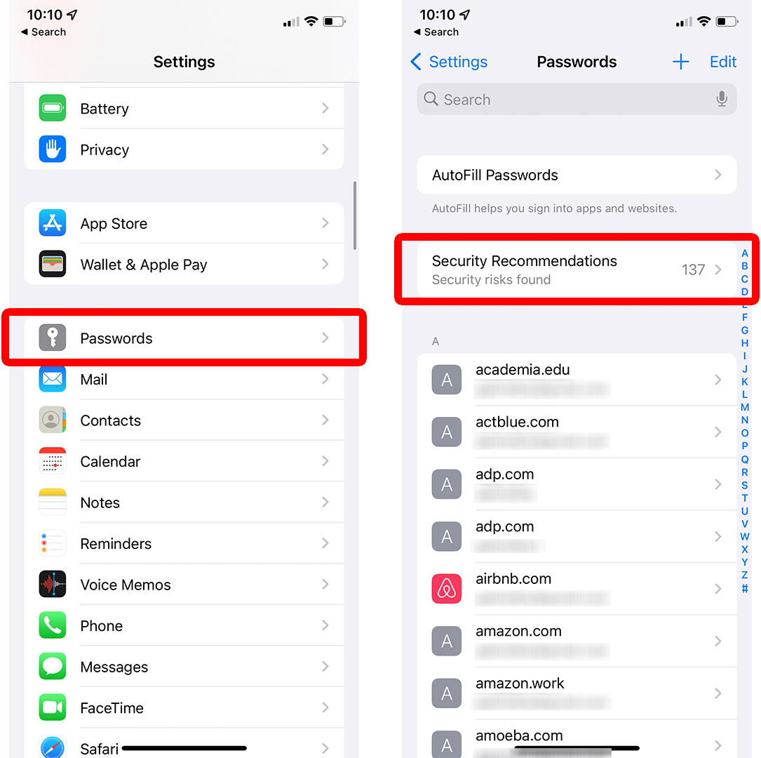 How To Find Weak Passwords On Your iPhone