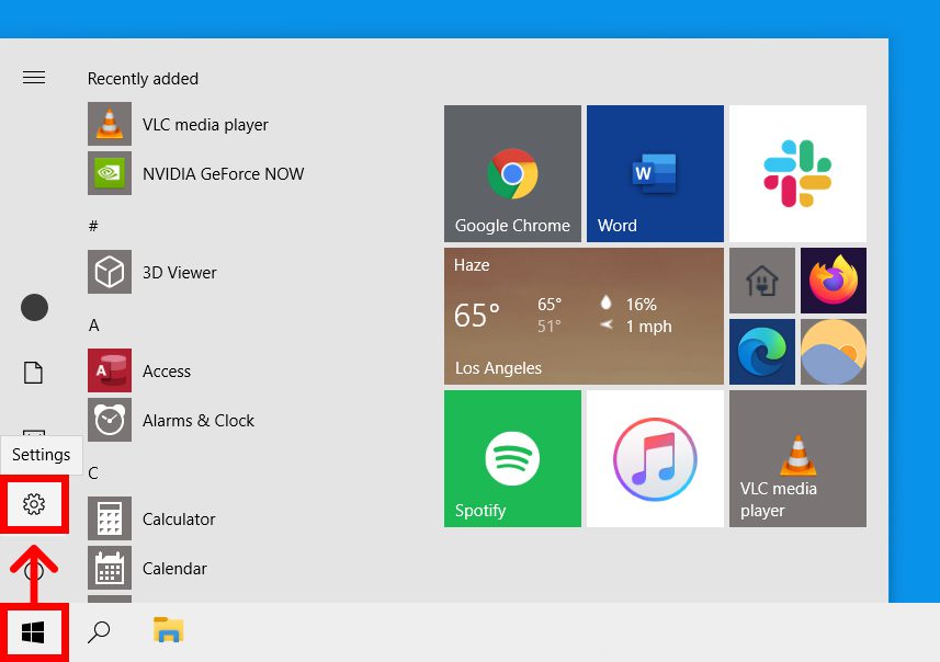 Windows 10 Startup Settings