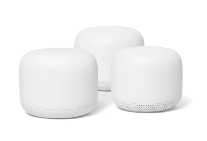 Google Nest WiFi Router and 2 points