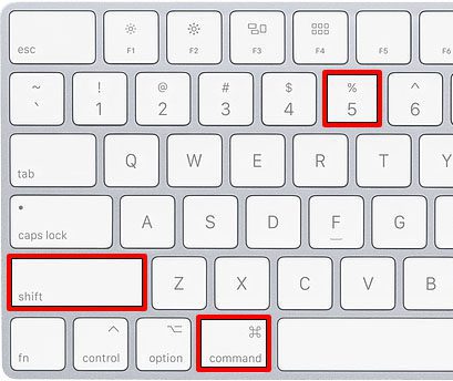 How to screen record with keyboard shortcuts