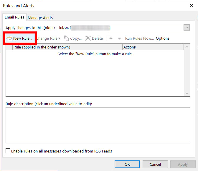 How to set up an out-of-office answer in Outlook with an IMAP / POP3 account