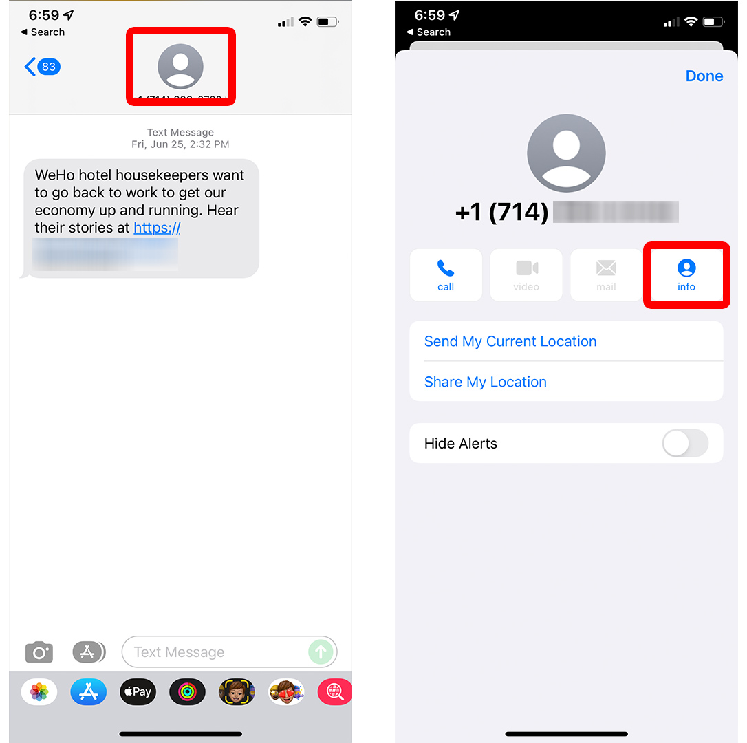 How to Block Text Messages on an iPhone 
